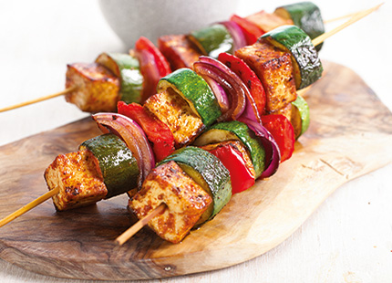 Tofu & Vegetable Skewers