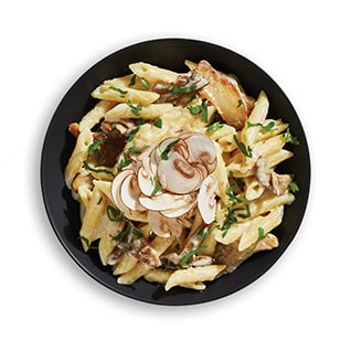 Silken Tofu Creamy Mushroom Pasta